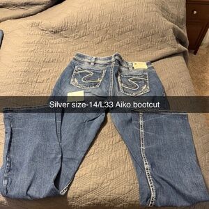 Silver jeans